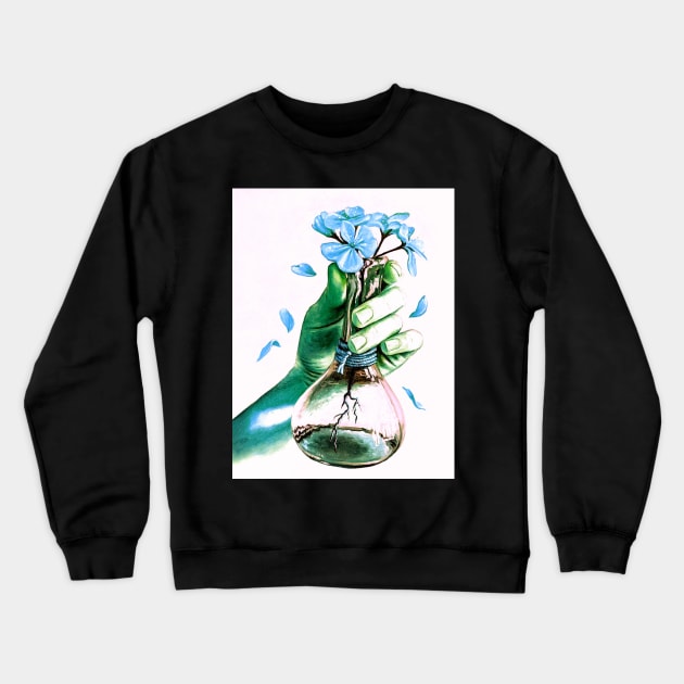 Witch and wizards potion bottle - earth Crewneck Sweatshirt by LukjanovArt